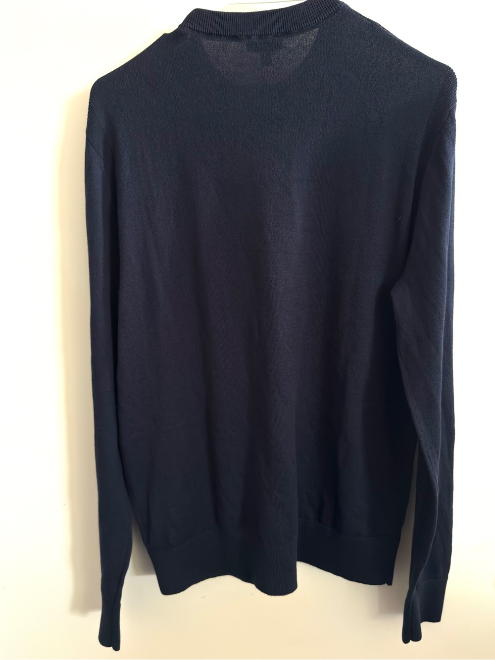 Express Men’s Navy Crewneck Sweater Size S - Picture 2 of 7